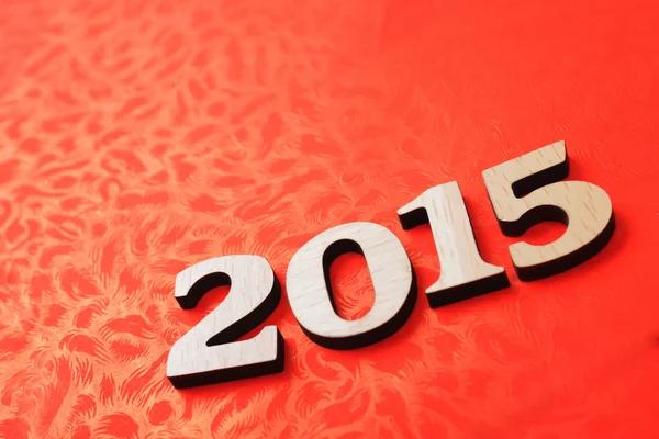 2015 testo, buste rosse — Foto Stock