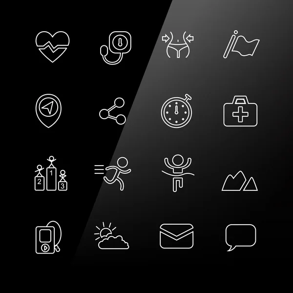 Health icon set — Stock Vector