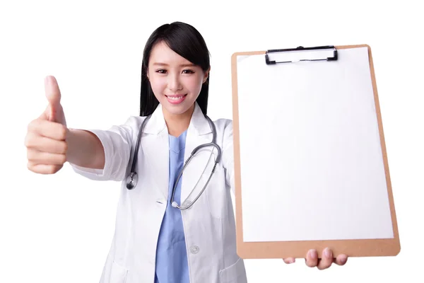 Smile woman doctor — Stock Photo, Image