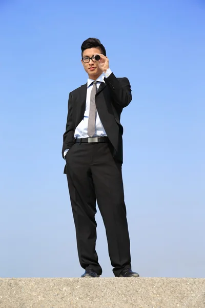 Businessman looking forward — Stock Photo, Image