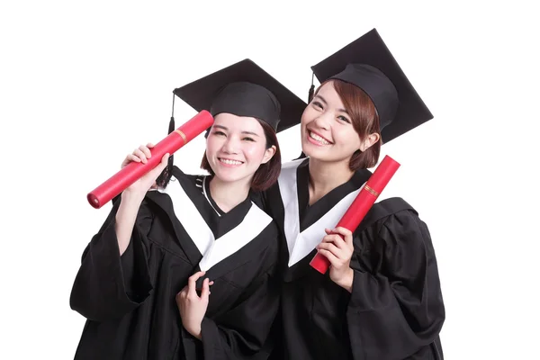 Étudiants titulaires de diplômes — Photo