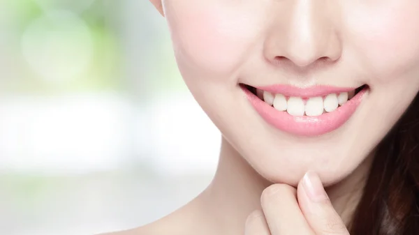 Young woman health teeth Stock Image