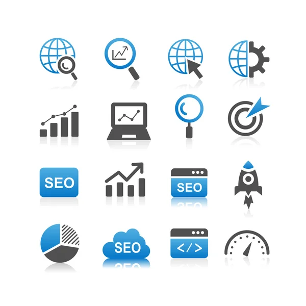 Conjunto de iconos Seo — Archivo Imágenes Vectoriales