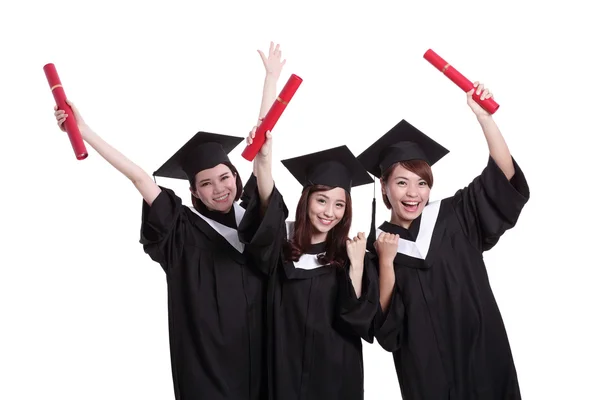 Graduate students posing — Stock Photo, Image