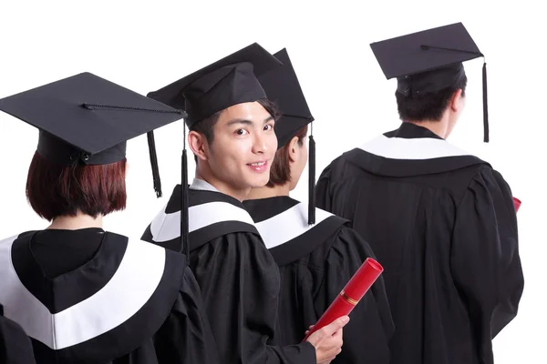 Pós-graduandos posando — Fotografia de Stock