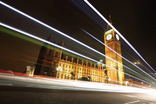 Big Ben London bei Nacht — Stockfoto