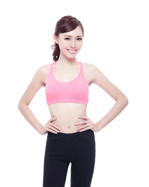 Fitness sport woman  smiling — Stock Photo, Image