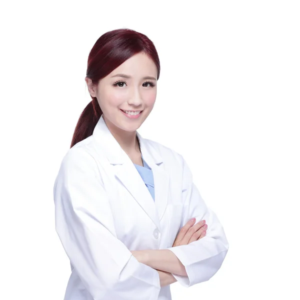 Asiatico medico posa — Foto Stock