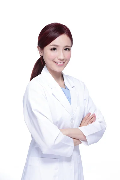 Asiatico medico posa — Foto Stock