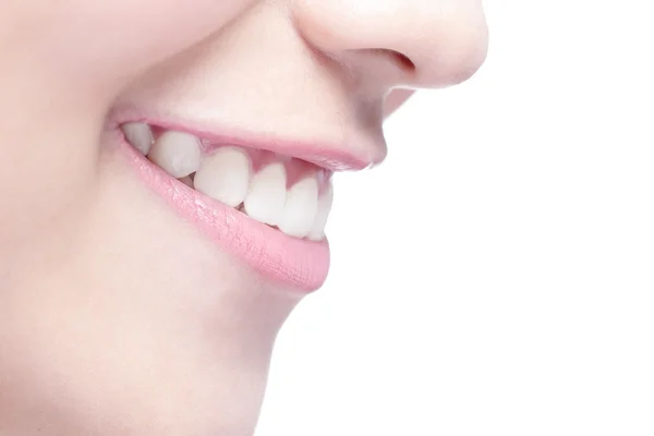 Dientes de salud mujer joven — Foto de Stock