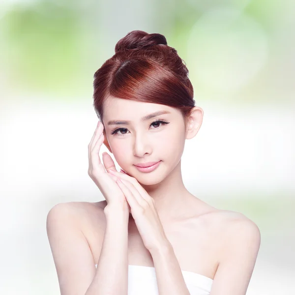 Beautiful Skin care woman Face — Stock Photo, Image