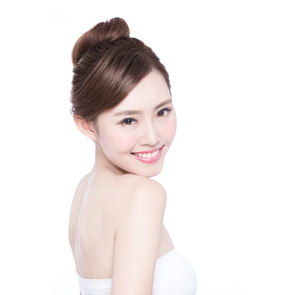 Beautiful asian  woman smiling — Stock Photo, Image