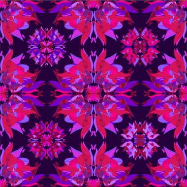 Çiçek çiçek Dürbünü seamless modeli