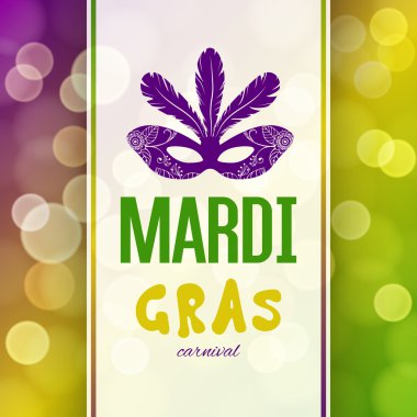 Mardi Gras karnavalı arka plan