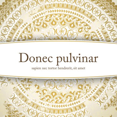 Mandala ile vektör arka plan