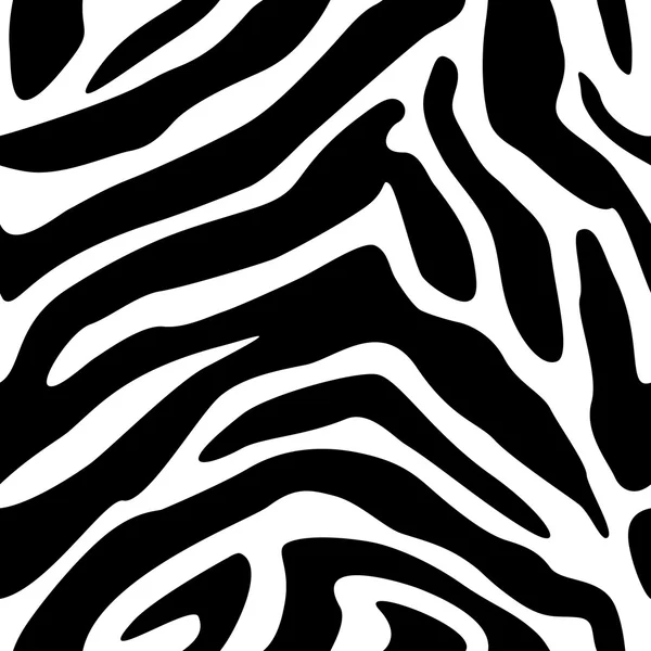 Seamless zebra texture background — Stock Vector