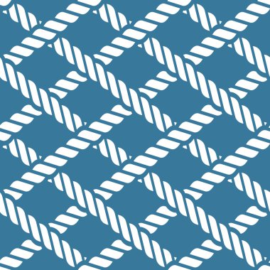 Kesintisiz deniz ipe düğüm desen, kafes