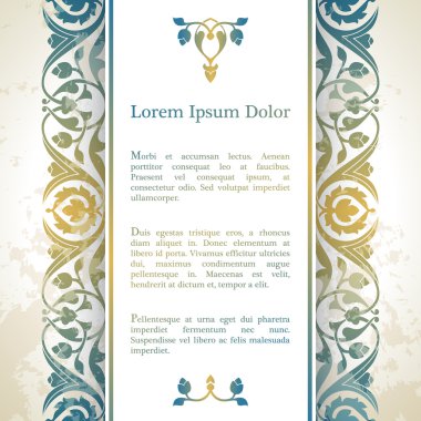 Arabesk dekor: davetiyeli