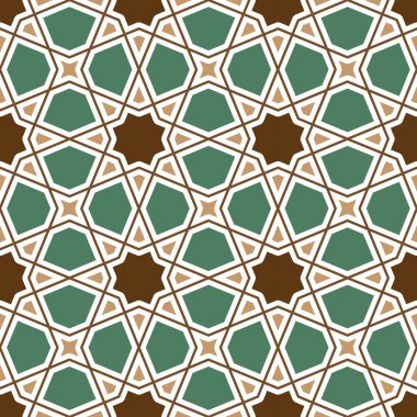 Kesintisiz geometrik döşeme deseni