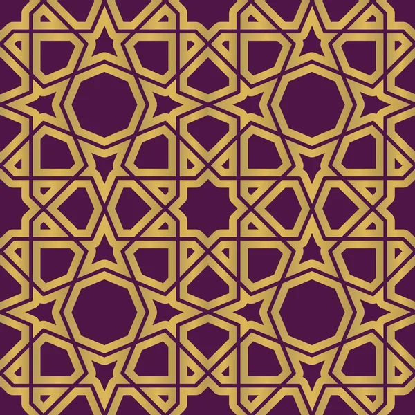 Seamless geometric tiling pattern — Stock Vector