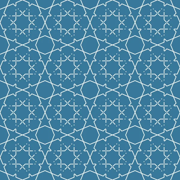 Бесшовный геометрический рисунок мозаик — стоковый вектор