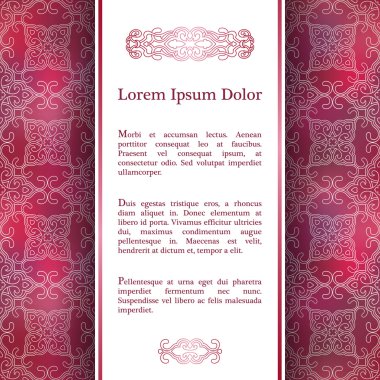 Arabesk dekor: davetiyeli