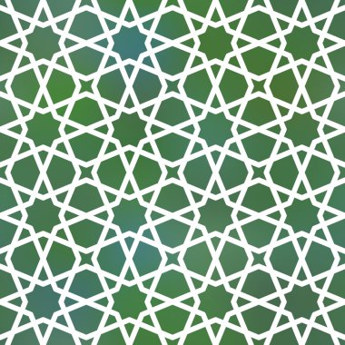 Kesintisiz geometrik döşeme deseni