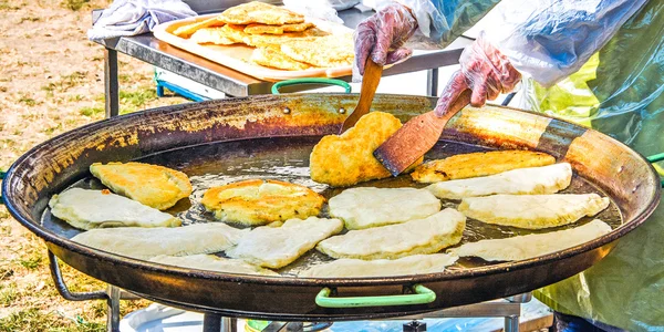 Fried in oil — Stock Photo, Image