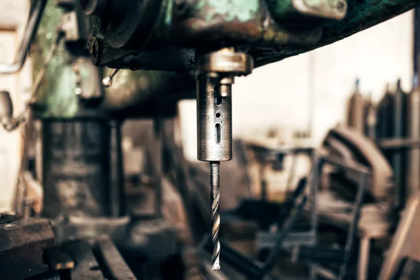 Torno industrial, fresadora de metales cnc — Foto de Stock