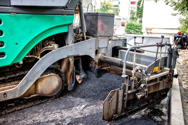 Road construction and highway infrastructure development — Stock Photo, Image