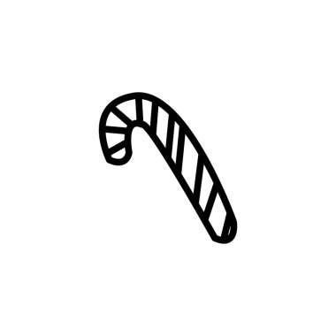 Şeker sapı çizgi vektör illüstrasyonu