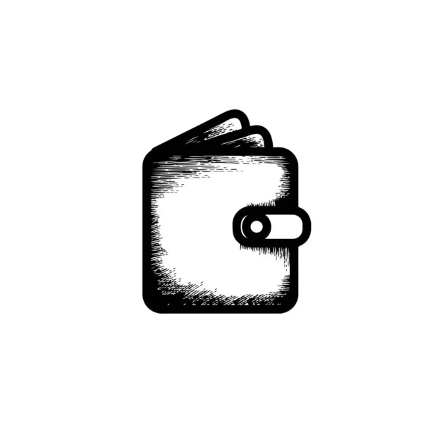 Tasche Handgezeichnete Icon Vektor Illustration — Stockvektor