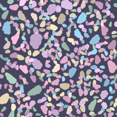 Bulut deseni, çocuklar, pastel arkaplanda