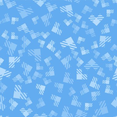 soyut çember şekil dikdörtgeni beyaz mavi arkaplan üzerinde pürüzsüz