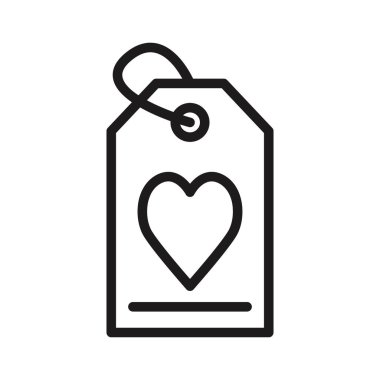 ödül etiketi, sevgililer günü satış simgesi vektör illüstrasyonu beyaza izole edildi