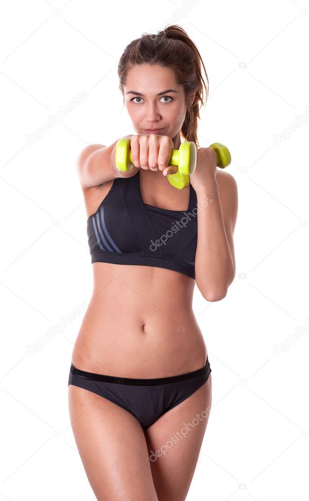 skinny athletic girl