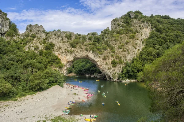 Pont d 'arc ardèche france — Stockfoto