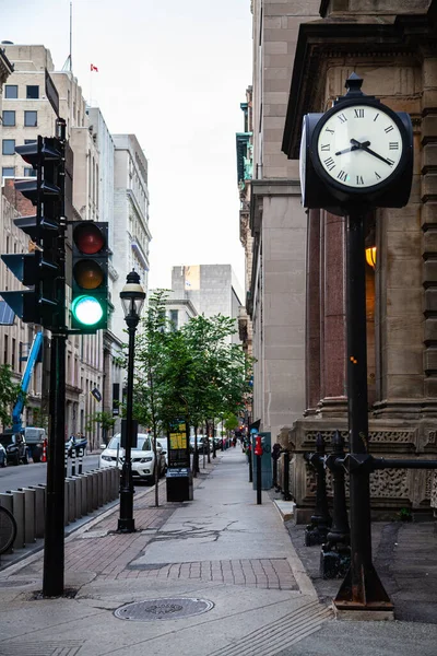 Relojes del casco antiguo de Montreal — Foto de Stock