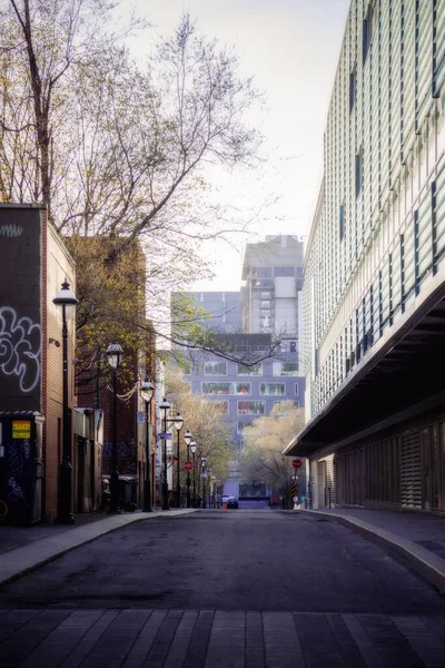 Vista del paisaje urbano de Montreal Quebec — Foto de Stock