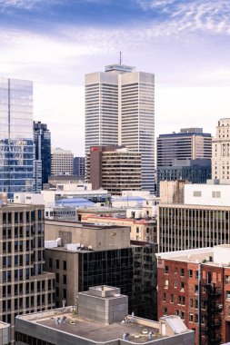 Montreal Quebec Kanada şehir merkezi manzarası