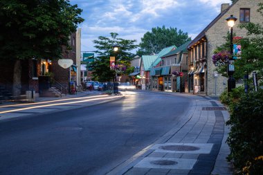 Montreal Quebec 'teki eski turistik bölge.