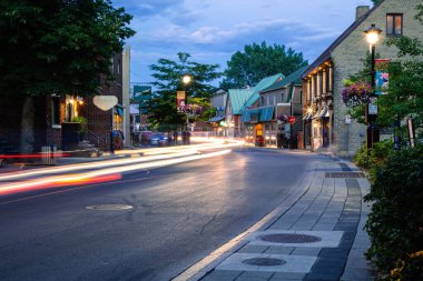 Montreal Quebec 'teki eski turistik bölge.