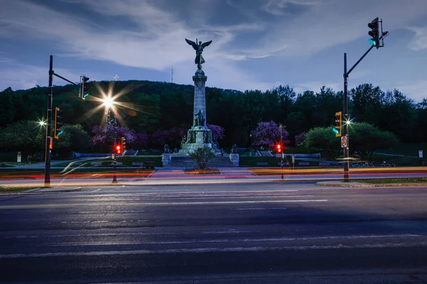 Luzes de Montreal, à noite — Fotografia de Stock