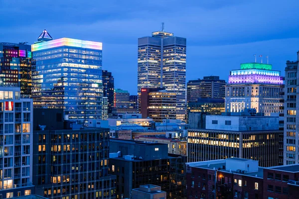 Vistas del centro de Montreal Quebec — Foto de Stock