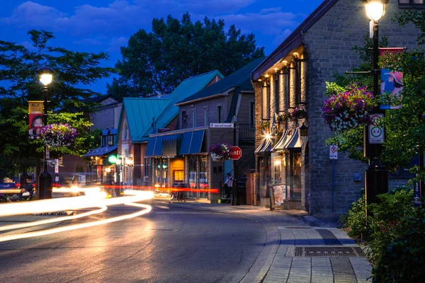 Bairro turístico velho em Montreal Quebec Imagem De Stock