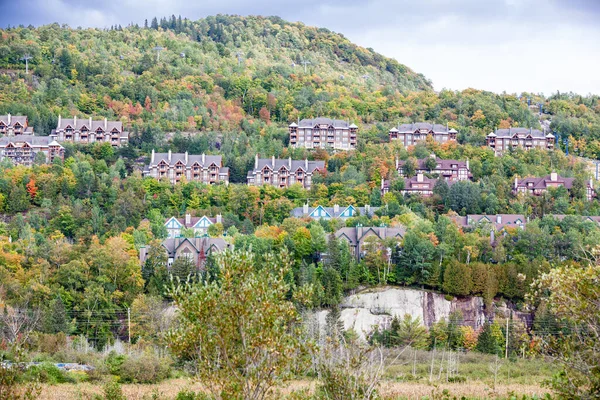 Mont Tremblant Resort im Herbst, Quebec Stockbild