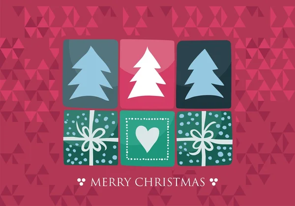 Christmas Card — Stock Vector