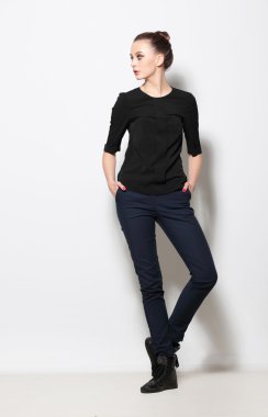 tam büyüme portre.