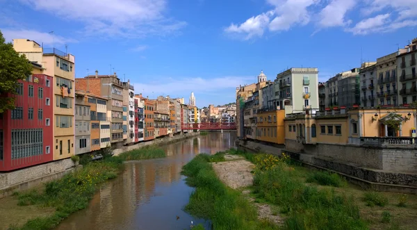 Τοπίο της πόλης της Girona, Ισπανία — Φωτογραφία Αρχείου