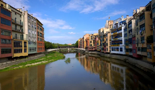 Landschaft der Stadt Girona — Stockfoto